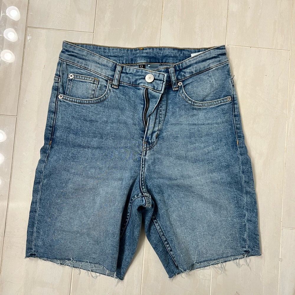 High Waist Stretchy Jean Shorts